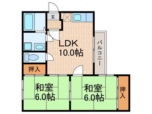 グランジュール武庫川の物件間取画像